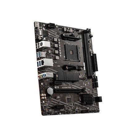 MSI A520M PRO Processor family AMD, Processor socket AM4, DDR4, Memory slots 2, Chipset AMD A, Micro ATX MSI A520M PRO Processor family AMD, Processor socket AM4, DDR4, Memory slots 2, Chipset AMD A, Micro ATX