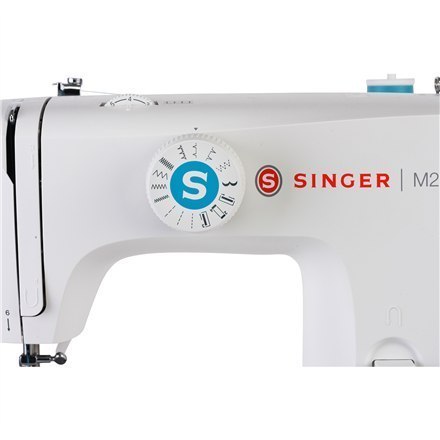 Singer Sewing Machine M2105 Number of stitches 8, Number of buttonholes 1, White Singer Sewing Machine M2105 Number of stitches 8, Number of buttonholes 1, White