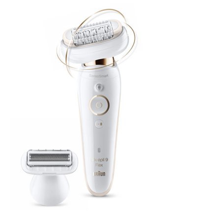 Braun Epilator SES9002 Epilator Silk-epil 9 Flex Operating time 40 min, Cordless, Number of speeds 2, White/Gold Braun Epilator SES9002 Epilator Silk-epil 9 Flex Operating time 40 min, Cordless, Number of speeds 2, White/Gold