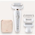 Braun Epilator SES9002 Epilator Silk-epil 9 Flex Operating time 40 min, Cordless, Number of speeds 2, White/Gold Braun Epilator SES9002 Epilator Silk-epil 9 Flex Operating time 40 min, Cordless, Number of speeds 2, White/Gold