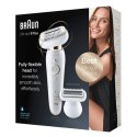 Braun Epilator SES9002 Epilator Silk-epil 9 Flex Operating time 40 min, Cordless, Number of speeds 2, White/Gold Braun Epilator SES9002 Epilator Silk-epil 9 Flex Operating time 40 min, Cordless, Number of speeds 2, White/Gold
