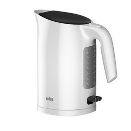 Czajnik Elektryczny Braun Kettle WK3100WH PurEase Standard, 2200 W, 1.7 L, Plastic, White, 360° rotational base