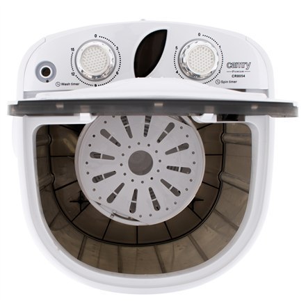 Camry Mini washing machine CR 8054 Top loading, Washing capacity 3 kg, Depth 37 cm, Width 36 cm, White/Gray, Semi-automatic Camry Mini washing machine CR 8054 Top loading, Washing capacity 3 kg, Depth 37 cm, Width 36 cm, White/Gray, Semi-automatic
