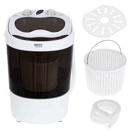 Camry Mini washing machine CR 8054 Top loading, Washing capacity 3 kg, Depth 37 cm, Width 36 cm, White/Gray, Semi-automatic Camry Mini washing machine CR 8054 Top loading, Washing capacity 3 kg, Depth 37 cm, Width 36 cm, White/Gray, Semi-automatic