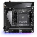 Gigabyte B550I AORUS PRO AX 1.0 Processor family AMD, Processor socket AM4, DDR4 DIMM, Memory slots 2, Chipset AMD B, Mini ITX Gigabyte B550I AORUS PRO AX 1.0 Processor family AMD, Processor socket AM4, DDR4 DIMM, Memory slots 2, Chipset AMD B, Mini ITX