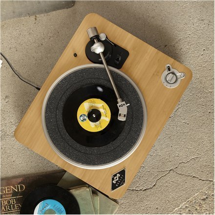 Marley Stir It Up Turntable, Wireless, Signature Black Marley Stir It Up Turntable, Wireless, Signature Black