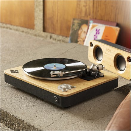Marley Stir It Up Turntable, Wireless, Signature Black Marley Stir It Up Turntable, Wireless, Signature Black