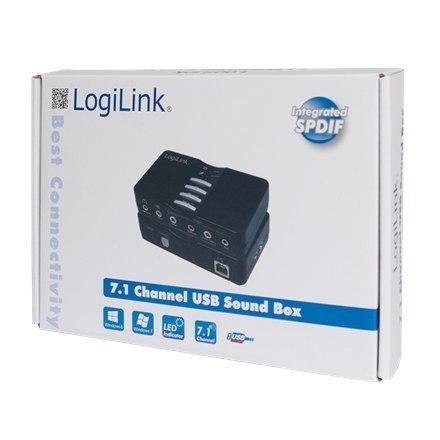 Logilink USB sound box 7.1 8-channel UA0099 Logilink USB sound box 7.1 8-channel UA0099