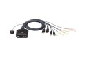 Aten USB DisplayPort Cable with Remote Port Selector CS22DP 2-Port KVM Switch Aten USB DisplayPort Cable with Remote Port Selector CS22DP 2-Port KVM Switch