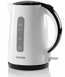 Czajnik Elektryczny Gorenje Kettle K17PLBW Electric, 2200 W, 1.7 L, Plastic + metal, 360° rotational base, White