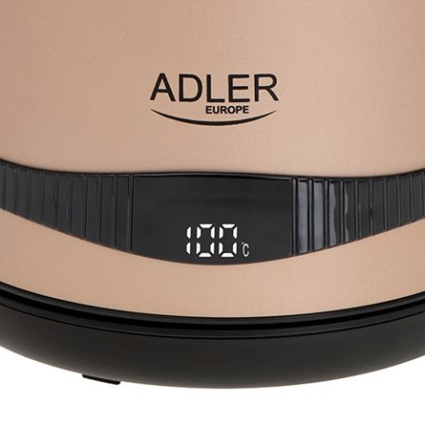 Adler Kettle AD 1295 Electric, 2200 W, 1.7 L, Stainless steel, 360° rotational base, Golden Adler Kettle AD 1295 Electric, 2200 W, 1.7 L, Stainless steel, 360° rotational base, Golden