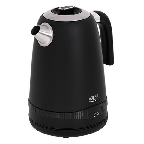 Adler Kettle AD 1295b Electric, 2200 W, 1.7 L, Stainless steel, 360° rotational base, Black Adler Kettle AD 1295b Electric, 2200 W, 1.7 L, Stainless steel, 360° rotational base, Black