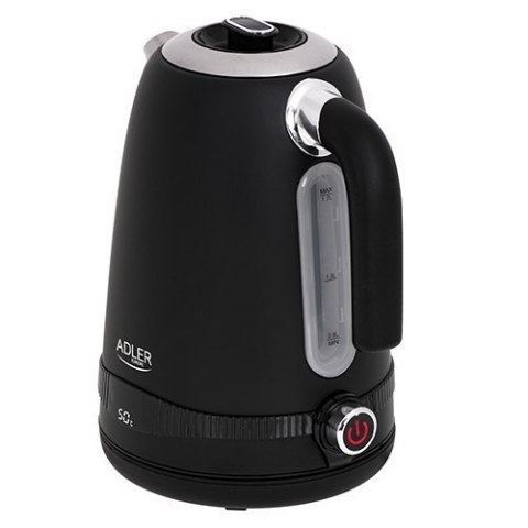 Adler Kettle AD 1295b Electric, 2200 W, 1.7 L, Stainless steel, 360° rotational base, Black Adler Kettle AD 1295b Electric, 2200 W, 1.7 L, Stainless steel, 360° rotational base, Black