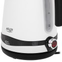 Adler Kettle AD 1295w Electric, 2200 W, 1.7 L, Stainless steel, 360 rotational base, White Adler Kettle AD 1295w Electric, 2200 W, 1.7 L, Stainless steel, 360 rotational base, White