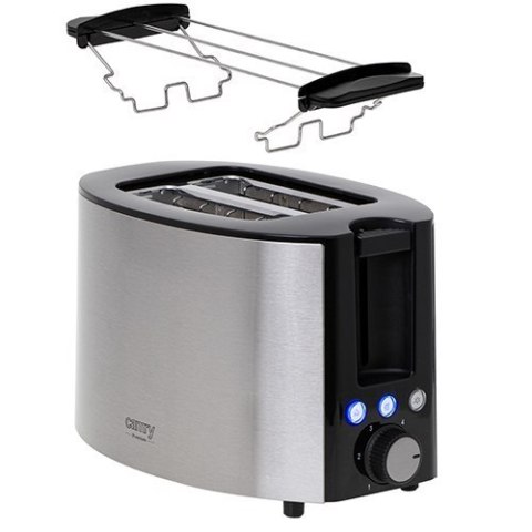 Camry Toaster CR 3215 Power 1000 W, Number of slots 2, Housing material Stainless steel, Black/Stainless steel Camry Toaster CR 3215 Power 1000 W, Number of slots 2, Housing material Stainless steel, Black/Stainless steel