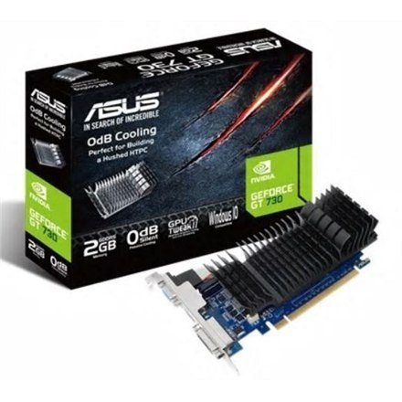 Asus GF GT730-SL-2GD5-BRK NVIDIA, 2 GB, GeForce GT 730, GDDR5, Memory clock speed 5010 MHz, PCI Express 2.0, HDMI ports quantity Asus GF GT730-SL-2GD5-BRK NVIDIA, 2 GB, GeForce GT 730, GDDR5, Memory clock speed 5010 MHz, PCI Express 2.0, HDMI ports quantity