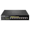 D-Link Switch DGS-1008P Unmanaged, Desktop, 1 Gbps (RJ-45) ports quantity 8, Power supply type External D-Link Switch DGS-1008P Unmanaged, Desktop, 1 Gbps (RJ-45) ports quantity 8, Power supply type External