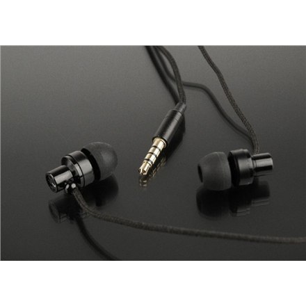 Gembird Metal earphones with microphone "Paris" 3.5 mm, Black, Built-in microphone Gembird Metal earphones with microphone "Paris" 3.5 mm, Black, Built-in microphone
