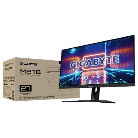 Gigabyte Gaming Monitor M27Q-EK 27 ", QHD, 2560 x 1440 pixels Gigabyte Gaming Monitor M27Q-EK 27 ", QHD, 2560 x 1440 pixels
