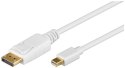 Goobay Mini DisplayPort adapter cable 1.2 52858 1 m, Gold-Plated connectors Goobay Mini DisplayPort adapter cable 1.2 52858 1 m, Gold-Plated connectors