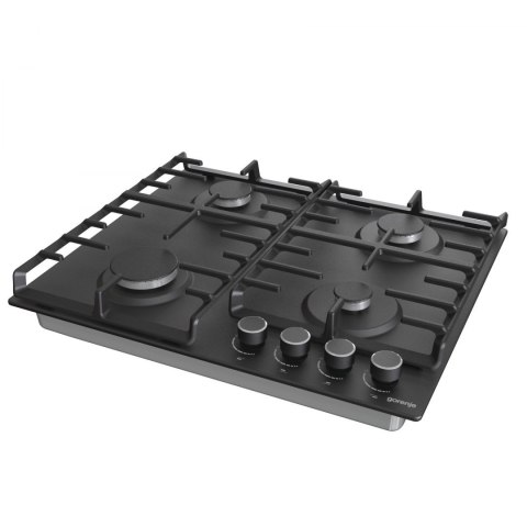 Gorenje Hob G642AB Gas, Number of burners/cooking zones 4, Mechanical, Black Gorenje Hob G642AB Gas, Number of burners/cooking zones 4, Mechanical, Black
