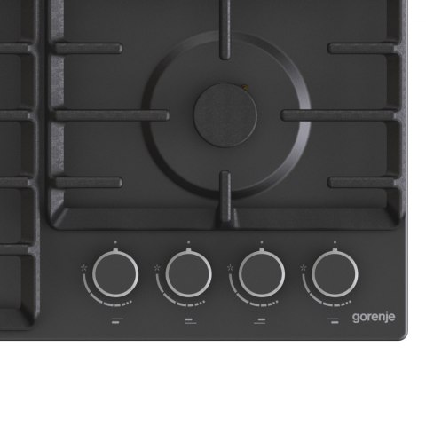 Gorenje Hob G642AB Gas, Number of burners/cooking zones 4, Mechanical, Black Gorenje Hob G642AB Gas, Number of burners/cooking zones 4, Mechanical, Black