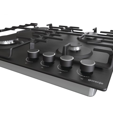 Gorenje Hob G642AB Gas, Number of burners/cooking zones 4, Mechanical, Black Gorenje Hob G642AB Gas, Number of burners/cooking zones 4, Mechanical, Black