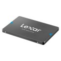 Lexar SSD NQ100 480 GB, SSD form factor 2.5, SSD interface SATA III, Write speed 480 MB/s, Read speed 550 MB/s Lexar SSD NQ100 480 GB, SSD form factor 2.5, SSD interface SATA III, Write speed 480 MB/s, Read speed 550 MB/s