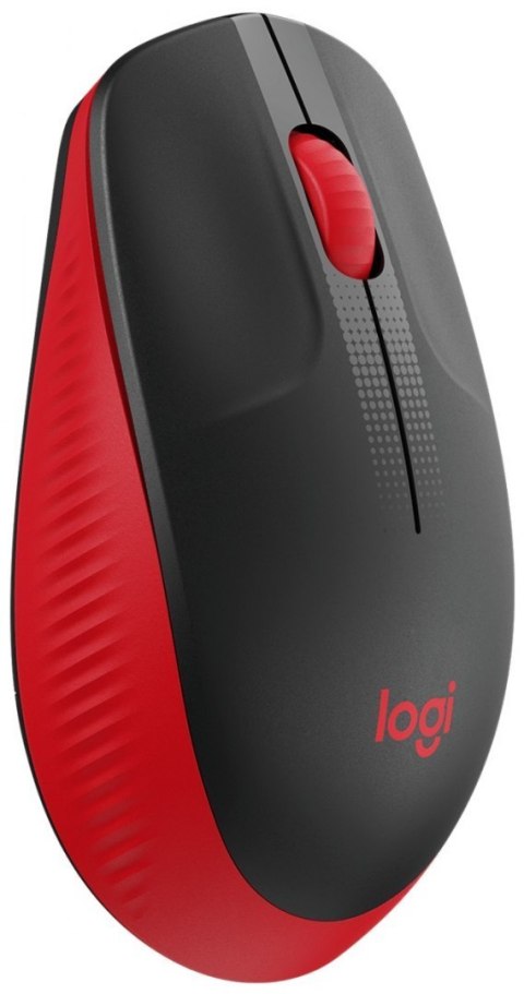 Logitech Full size Mouse M190 Wireless, Red, USB Logitech Full size Mouse M190 Wireless, Red, USB