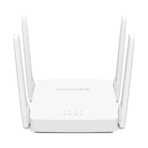 Mercusys Dual-Band Router AC10 802.11ac, 300+867 Mbit/s, 10/100 Mbit/s, Ethernet LAN (RJ-45) ports 2, Antenna type 4xFixed, Whit Mercusys Dual-Band Router AC10 802.11ac, 300+867 Mbit/s, 10/100 Mbit/s, Ethernet LAN (RJ-45) ports 2, Antenna type 4xFixed, Whit