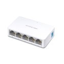 Mercusys Switch MS105 Unmanaged, Desktop, 10/100 Mbps (RJ-45) ports quantity 5, Power supply type External Mercusys Switch MS105 Unmanaged, Desktop, 10/100 Mbps (RJ-45) ports quantity 5, Power supply type External