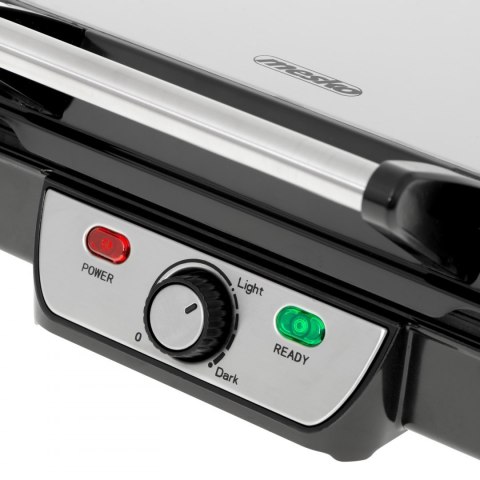 Mesko Grill MS 3050 Contact grill, 1800 W, Black/Stainless steel Mesko Grill MS 3050 Contact grill, 1800 W, Black/Stainless steel