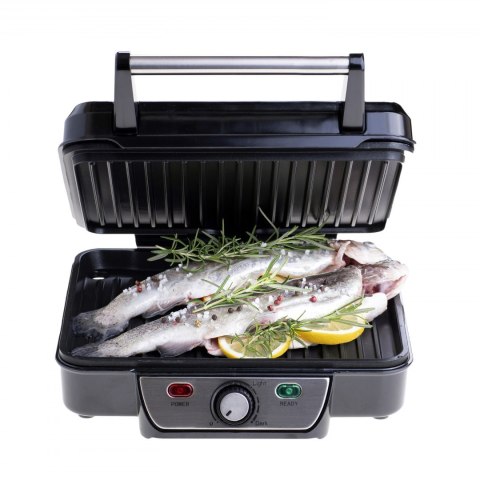 Mesko Grill MS 3050 Contact grill, 1800 W, Black/Stainless steel Mesko Grill MS 3050 Contact grill, 1800 W, Black/Stainless steel