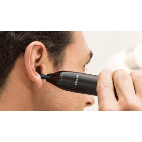 Philips Nose and Ear Trimmer NT1650/16 Wet & Dry, Black, Cordless Philips Nose and Ear Trimmer NT1650/16 Wet & Dry, Black, Cordless