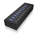Raidsonic 10 port USB 3.0 Hub Icy Box IB-AC6110 Black Raidsonic 10 port USB 3.0 Hub Icy Box IB-AC6110 Black