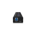 Raidsonic 10 port USB 3.0 Hub Icy Box IB-AC6110 Black Raidsonic 10 port USB 3.0 Hub Icy Box IB-AC6110 Black