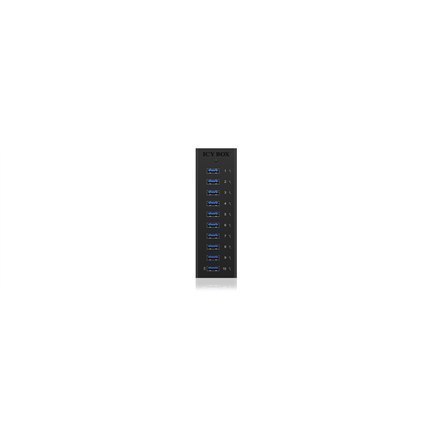 Raidsonic 10 port USB 3.0 Hub Icy Box IB-AC6110 Black Raidsonic 10 port USB 3.0 Hub Icy Box IB-AC6110 Black