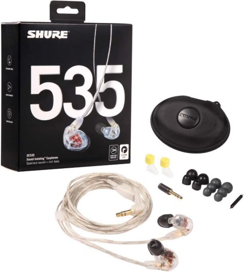 Shure SE535 Earphone, Clear Shure SE535 Earphone, Clear