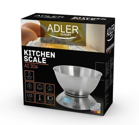 Adler AD 3134 Maximum weight (capacity) 5 kg, Stainless steel Adler AD 3134 Maximum weight (capacity) 5 kg, Stainless steel