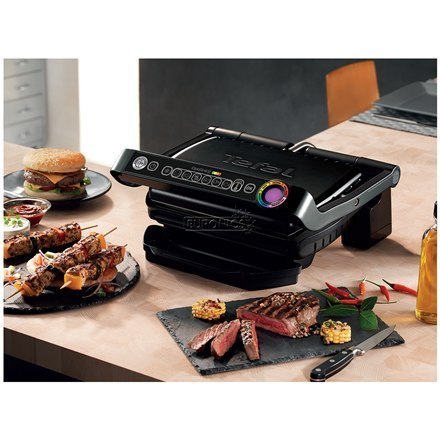 TEFAL OptiGrill+ GC712834 Contact grill, 2000 W, Black TEFAL OptiGrill+ GC712834 Contact grill, 2000 W, Black