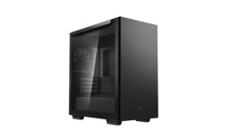 Deepcool MACUBE 110 Black, ATX, 4, USB3.0x2; Audiox1, ABS+SPCC+Tempered Glass, 1×120mm DC fan