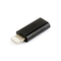 Gembird USB Type-C adapter (CF/8pin M), Black Gembird USB Type-C adapter (CF/8pin M), Black