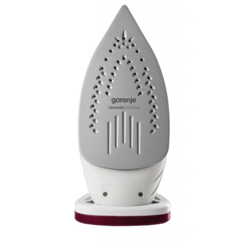 Gorenje Steam Iron SIH3000RBC Steam Iron, 3000 W, Water tank capacity 350 ml, Continuous steam 40 g/min, Red/White Gorenje Steam Iron SIH3000RBC Steam Iron, 3000 W, Water tank capacity 350 ml, Continuous steam 40 g/min, Red/White