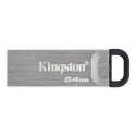 Kingston USB Flash Drive DataTraveler Kyson 64 GB, USB 3.2 Gen 1, Black/Grey Kingston USB Flash Drive DataTraveler Kyson 64 GB, USB 3.2 Gen 1, Black/Grey
