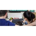Logitech K400 Plus Wireless Touch Klawiatura, Wireless, Klawiatura layout QWERTY, USB port, Black, Dutch, 380 g Logitech K400 Plus Wireless Touch Klawiatura, Wireless, Klawiatura layout QWERTY, USB port, Black, Dutch, 380 g