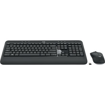 Logitech MK540 Advanced Wireless Keyboard and mouse pack, USB, Keyboard layout QWERTY, USB, Black, Wireless connection, US Logitech MK540 Advanced Wireless Keyboard and mouse pack, USB, Keyboard layout QWERTY, USB, Black, Wireless connection, US