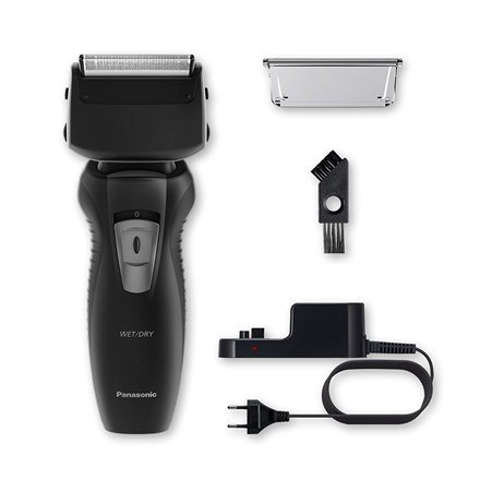 Panasonic Shaver ES-RW31-K503 Cordless, Charging time 8 h, Operating time 21 min, Wet use, Black, NiMH, Number of shaver heads/b Panasonic Shaver ES-RW31-K503 Cordless, Charging time 8 h, Operating time 21 min, Wet use, Black, NiMH, Number of shaver heads/b