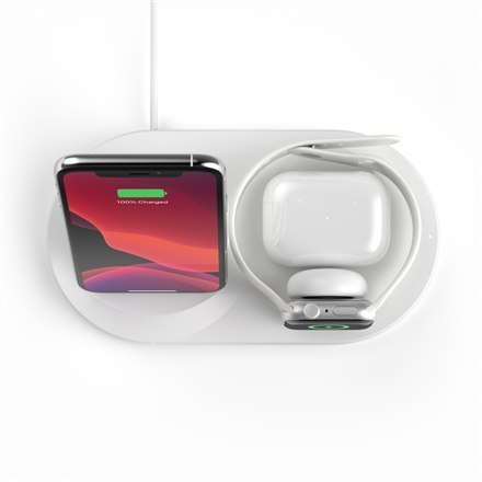 Belkin 3-in-1 Wireless Charger for Apple Devices BOOST CHARGE White Belkin 3-in-1 Wireless Charger for Apple Devices BOOST CHARGE White