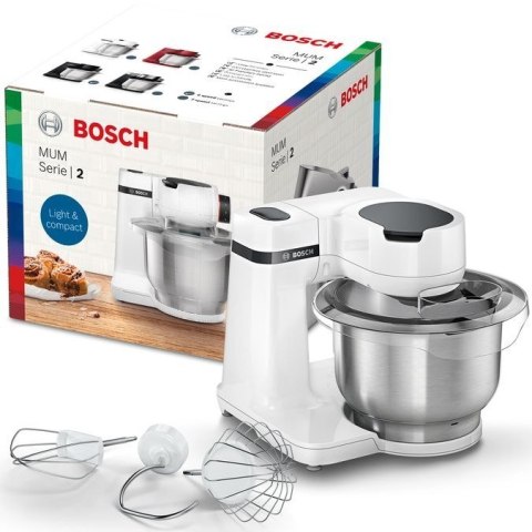 Bosch MUM Serie Kitchen Machine MUMS2EW00 White, 700 W, Number of speeds 4, 3.8 L Bosch MUM Serie Kitchen Machine MUMS2EW00 White, 700 W, Number of speeds 4, 3.8 L