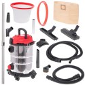 Camry Professional industrial Vacuum cleaner CR 7045 Bagged, Wet suction, Power 3400 W, Dust capacity 25 L, Red/Silver Camry Professional industrial Vacuum cleaner CR 7045 Bagged, Wet suction, Power 3400 W, Dust capacity 25 L, Red/Silver